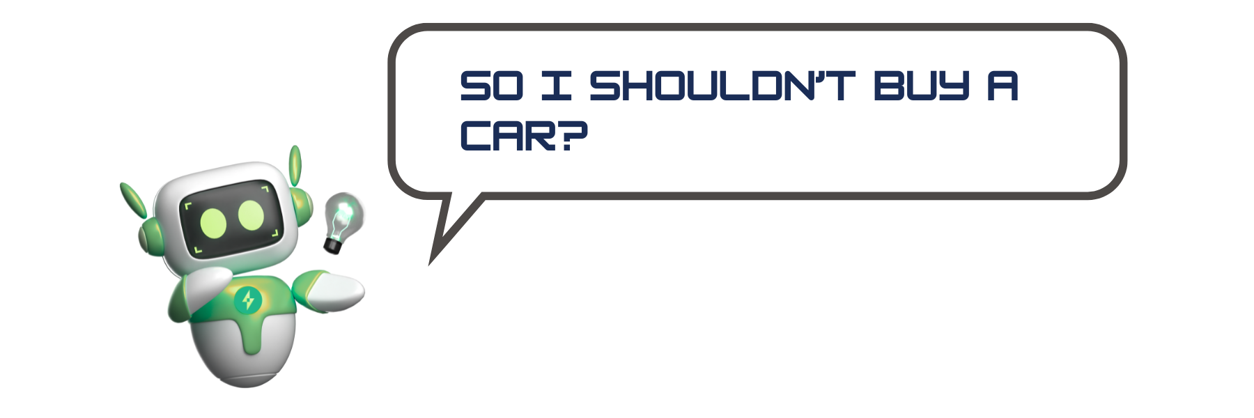 So I Shouldn't Buy a Car?