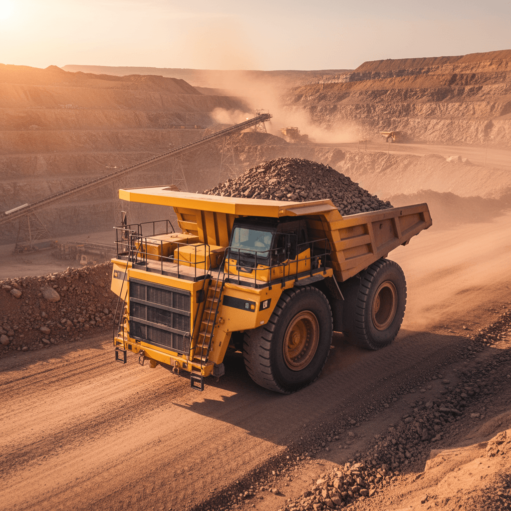 Heavy-duty mining truck